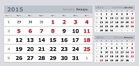 Календарь «Домики 3 в одном» серый