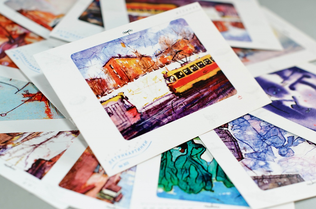 Печать открыток в Москве. Изготовление открыток и приграшений на заказ в цифровой типографии